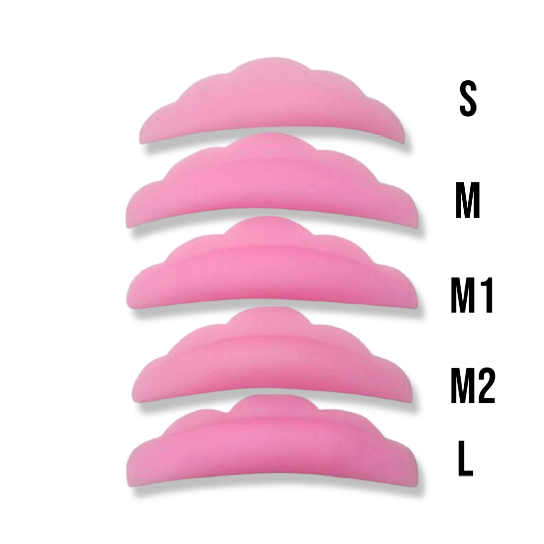 Lifting Pads in rosa - 5 Paare (S, M, M1, M2, L) – Lash Line by Michelle  Shop